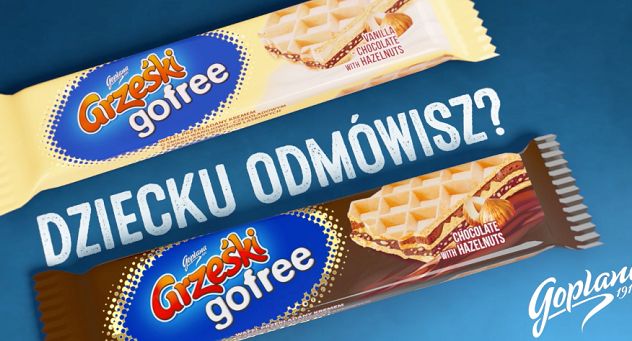 „Dziecku odmówisz?” w reklamach wafli Grześki Gofree (wideo)