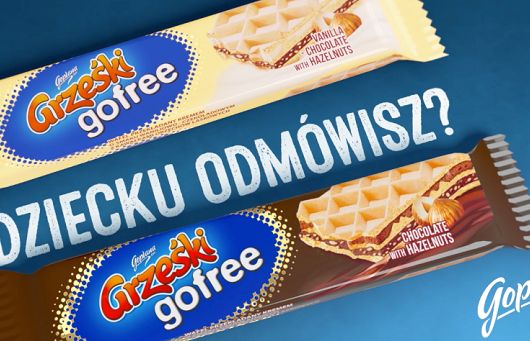 „Dziecku odmówisz?” w reklamach wafli Grześki Gofree (wideo)