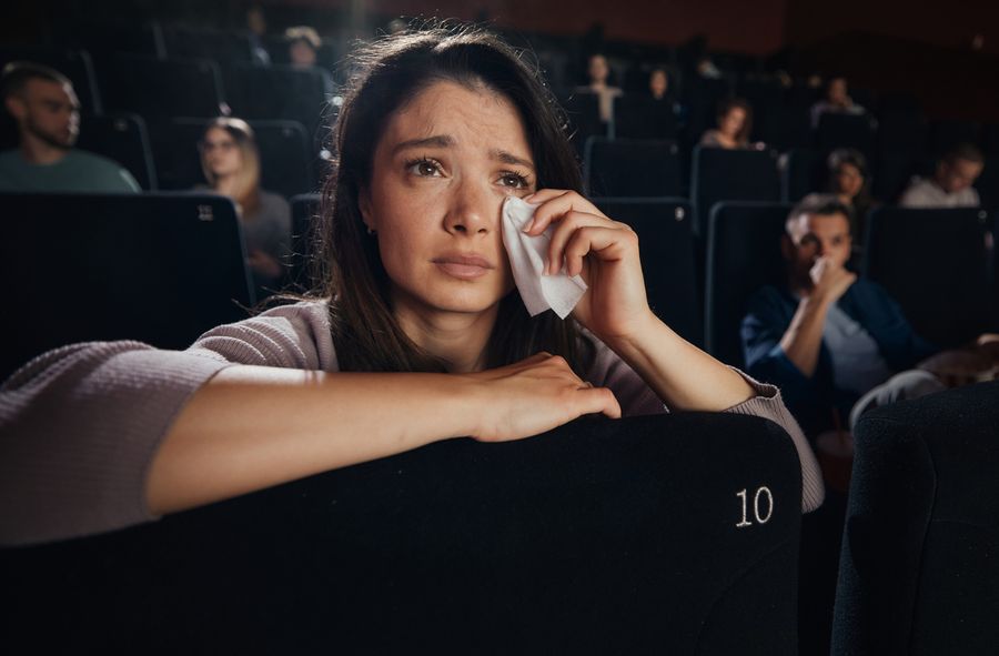 Osoby płaczące na filmach są silniejsze psychicznie