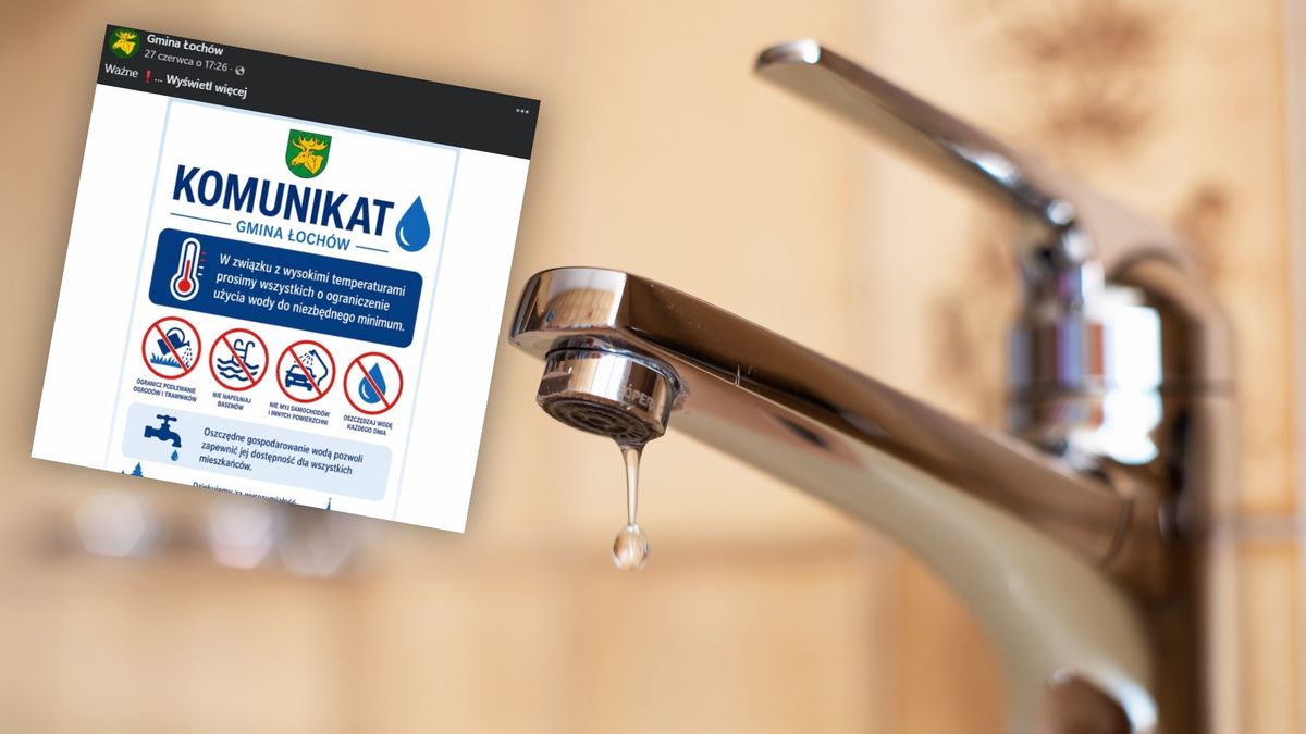 Upały i rekordowe zużycie wody. Gminy mają poważny problem
