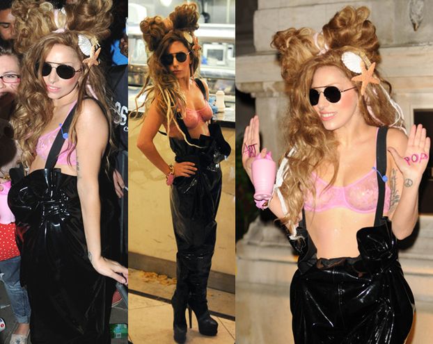 Lady Gaga w WORKU NA ŚMIECI... (ZDJECIA)