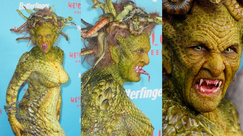 Heidi Klum jako meduza na Halloween 2025