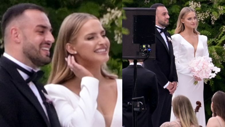 Ślub Karoliny Pisarek i Rogera Salli