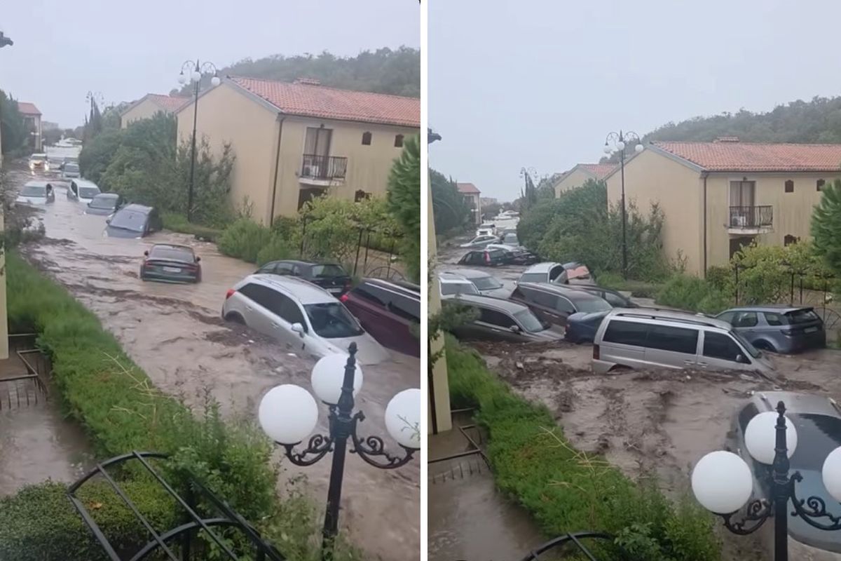 Powódź błyskawiczna porywała samochody. Dramatyczne nagranie z Bułgarii