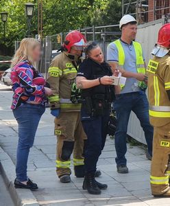 W Gnieźnie osiem osób spadło z rusztowania. Zarwała się płyta