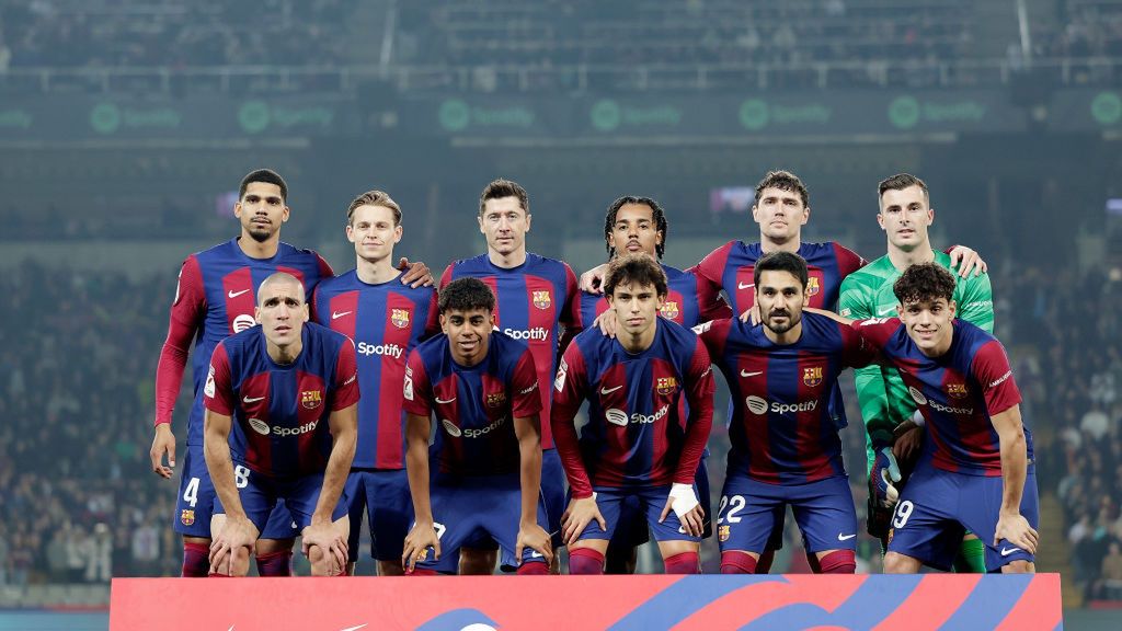 Na zdjęciu: piłkarze FC Barcelony