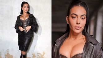 Georgina Rodriguez świeci ściśniętym biustem na pokazie w Paryżu. Modna?