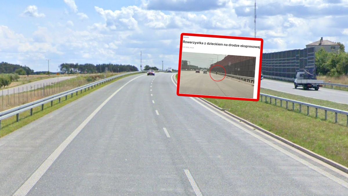 Kobieta jechała z dzieckiem trasą S17.