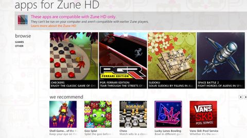 Darmowe gry 3D na Zune HD 1