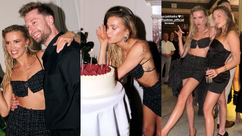 Odziana w śmiały top Maffashion świętuje 38. urodziny