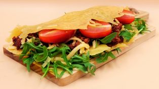 Dobry przepis. Serowe taco z mięsem mielonym