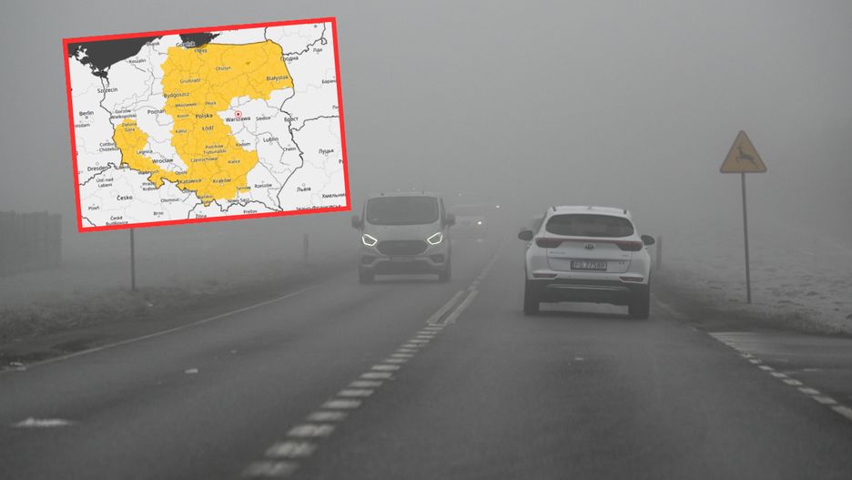 Są ostrzeżenia IMGW przed gęstą mgłą