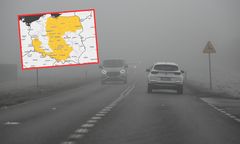 Gęste mgły i marznące opady. Są ostrzeżenia dla 13 województw