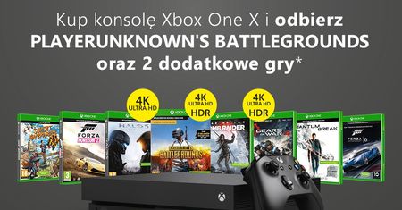 Xbox One X teraz z trzema grami w zestawie