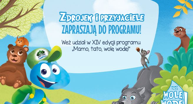 Żywiec Zdrój po raz 14. zachęca do picia wody w akcji „Mamo, tato, wolę wodę!”