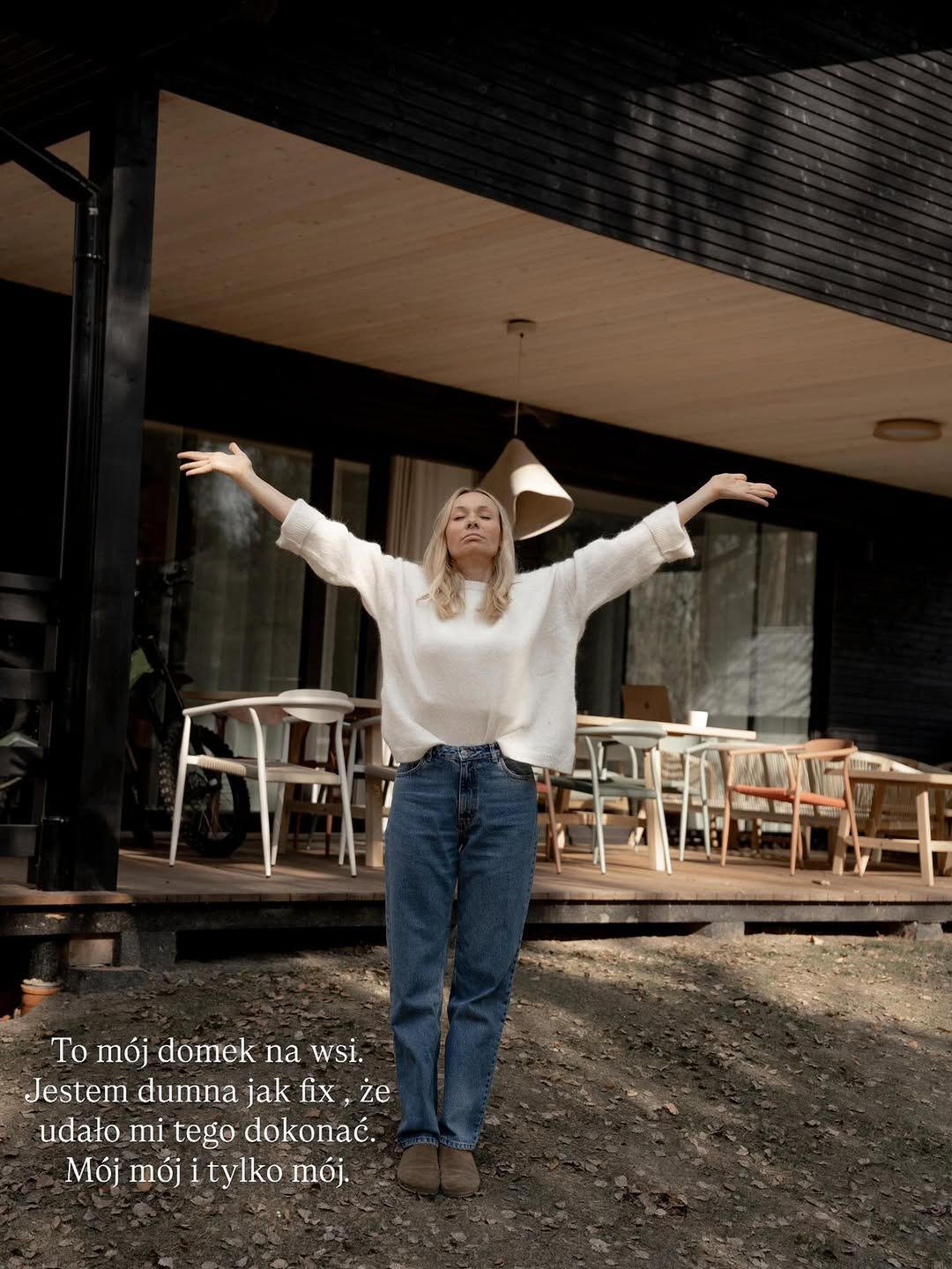 Sonia Bohosiewicz pokazała, jak mieszka w leśnym domku