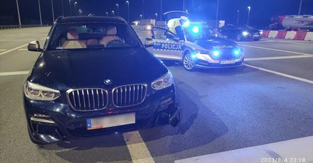 BMW zatrzymane na A2. Pomógł pracownik obsługi bramek
