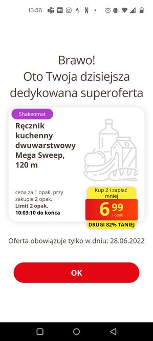 Biedronka: wytrzęsiona jednodniowa promocja