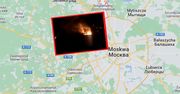 Potężny pożar pod Moskwą. Na nagraniach słup ognia
