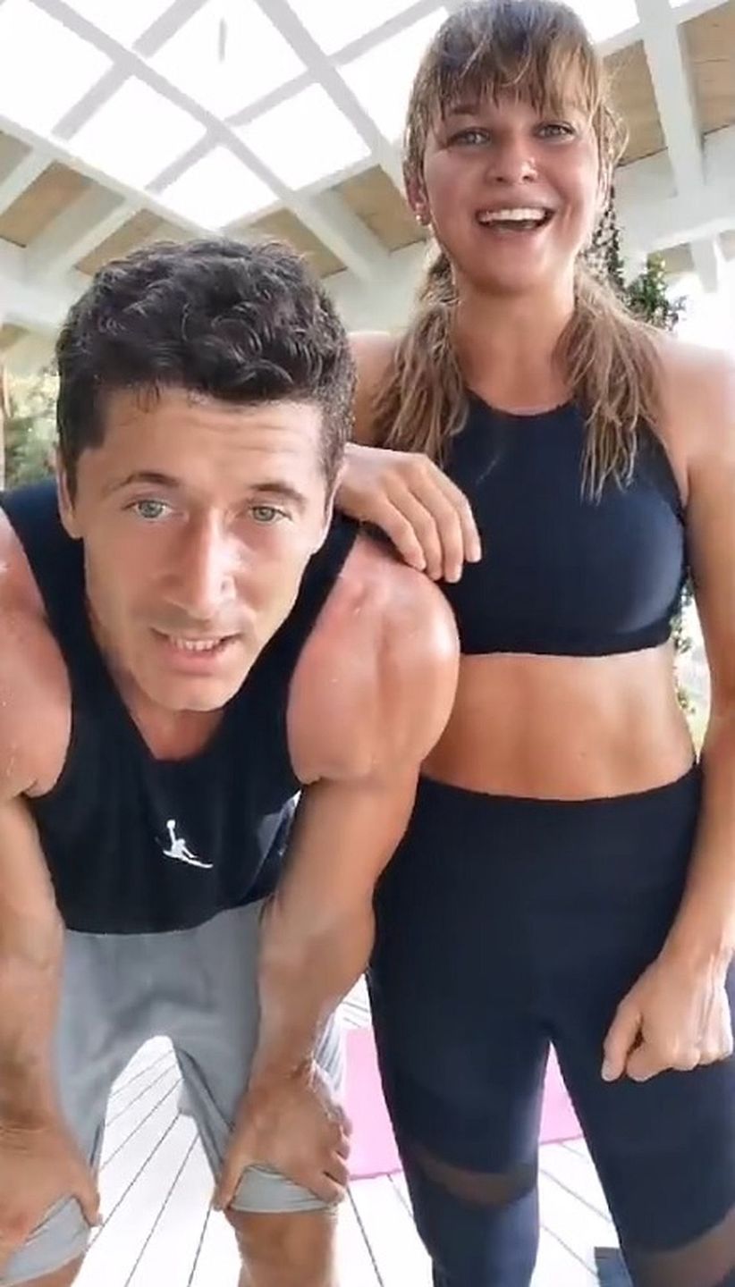 Anna i Robert Lewandowscy