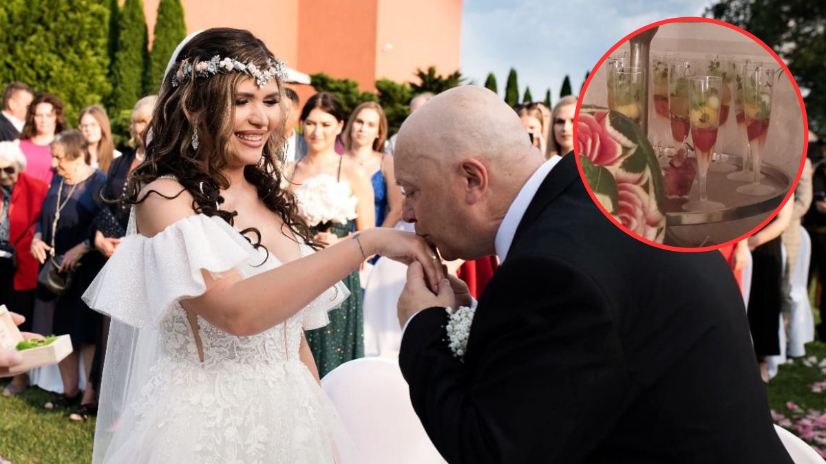 Wesele Skiby było ozdobione niezwykłymi arbuzami