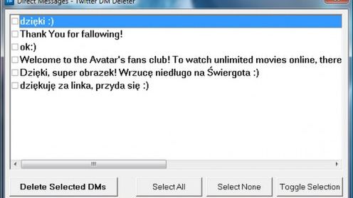 Szybkie i wygodne usuwanie wiadomości bezpośrednich z Twittera 1