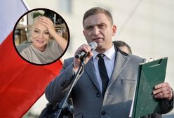 Bąkiewicz zaliczył wpadkę podczas przemowy. Dorota Szelągowska zamieściła sarkastyczny komentarz