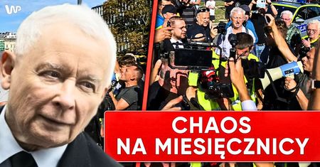 Sceny w Warszawie. Kaczyński zagłuszany na miesięcznicy smoleńskiej