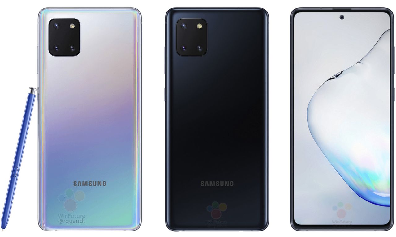 Tak ma wyglądać Samsung Galaxy Note 10 Lite