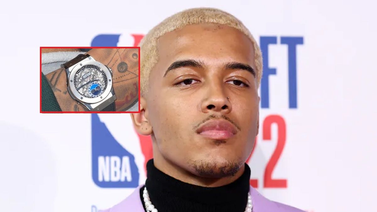 Jeremy Sochan i jego zegarek