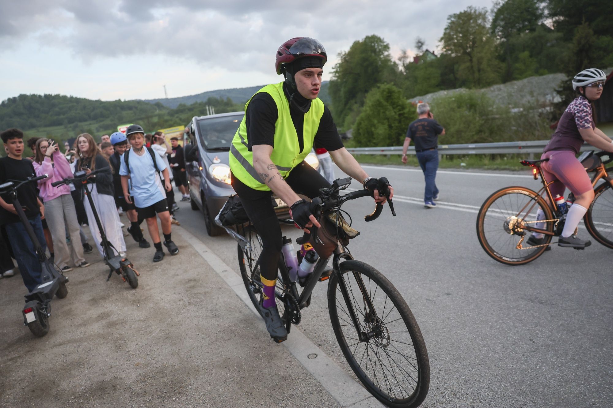 Łatwogang przejechał ponad 660 km na rowerze