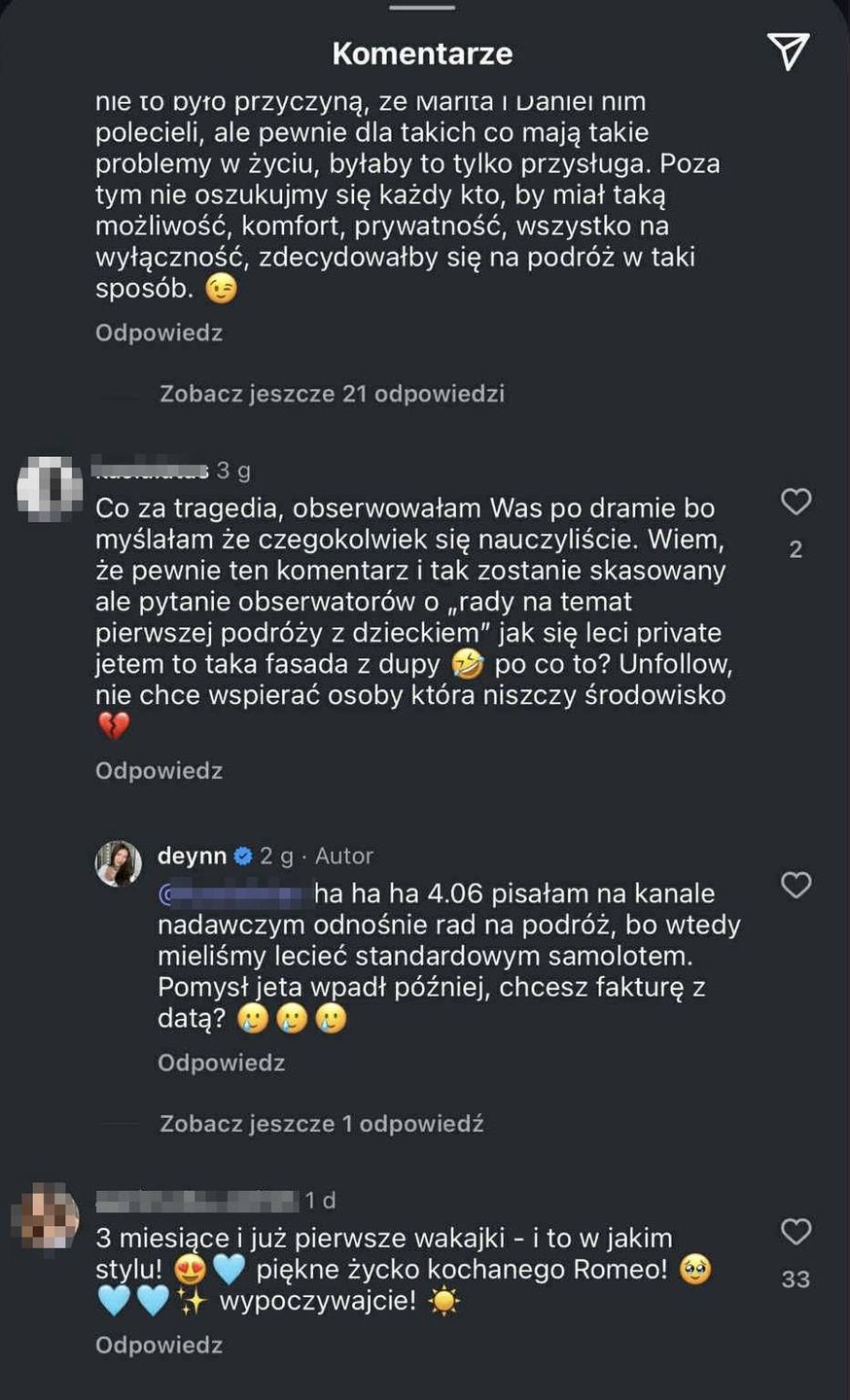 Deynn dyskutuje z internautami