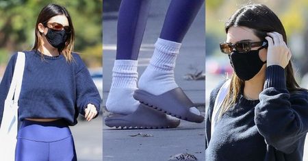 Kendall Jenner w klapkach i skarpetach maszeruje na siłownię w Beverly Hills (ZDJĘCIA)