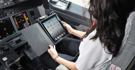 American Airlines nawiguje tabletem
