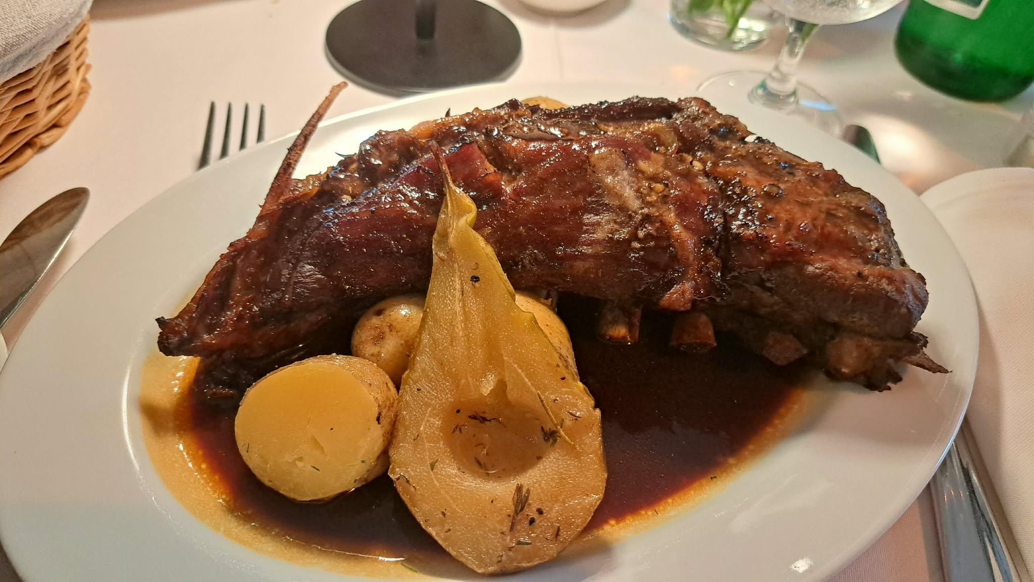 Żeberka z dzika