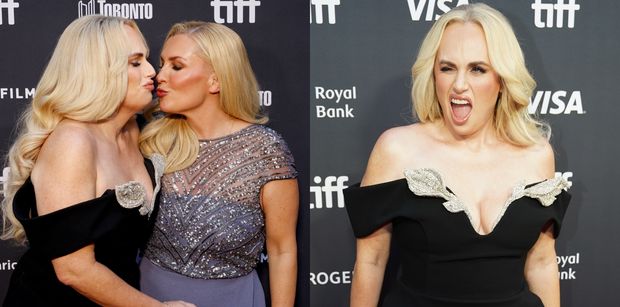 Odchudzona lekiem na cukrzycę Rebel Wilson zafundowała na ściance pokaz czułości Z ŻONĄ (ZDJĘCIA)