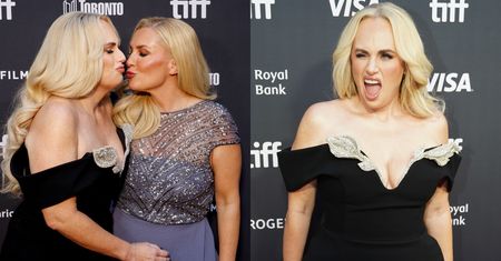 Odchudzona lekiem na cukrzycę Rebel Wilson zafundowała na ściance pokaz czułości Z ŻONĄ (ZDJĘCIA)