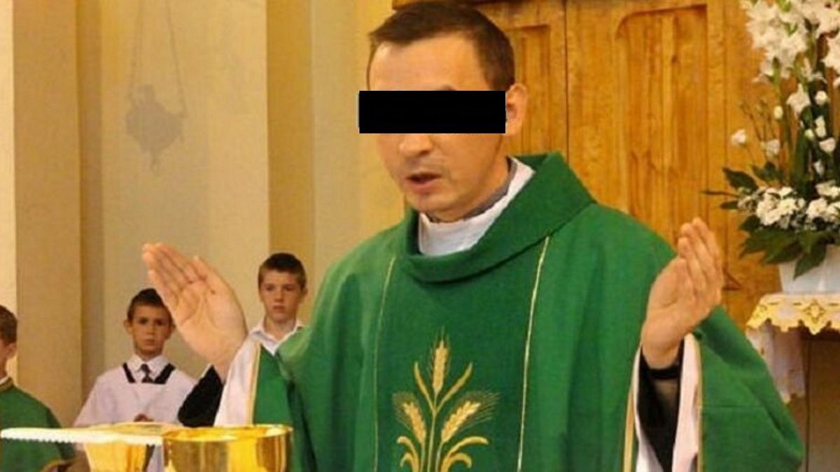 Ksiądz Grzegorz K. odprawia msze w kościele pw. Św. Anny w Białej Podlaskiej