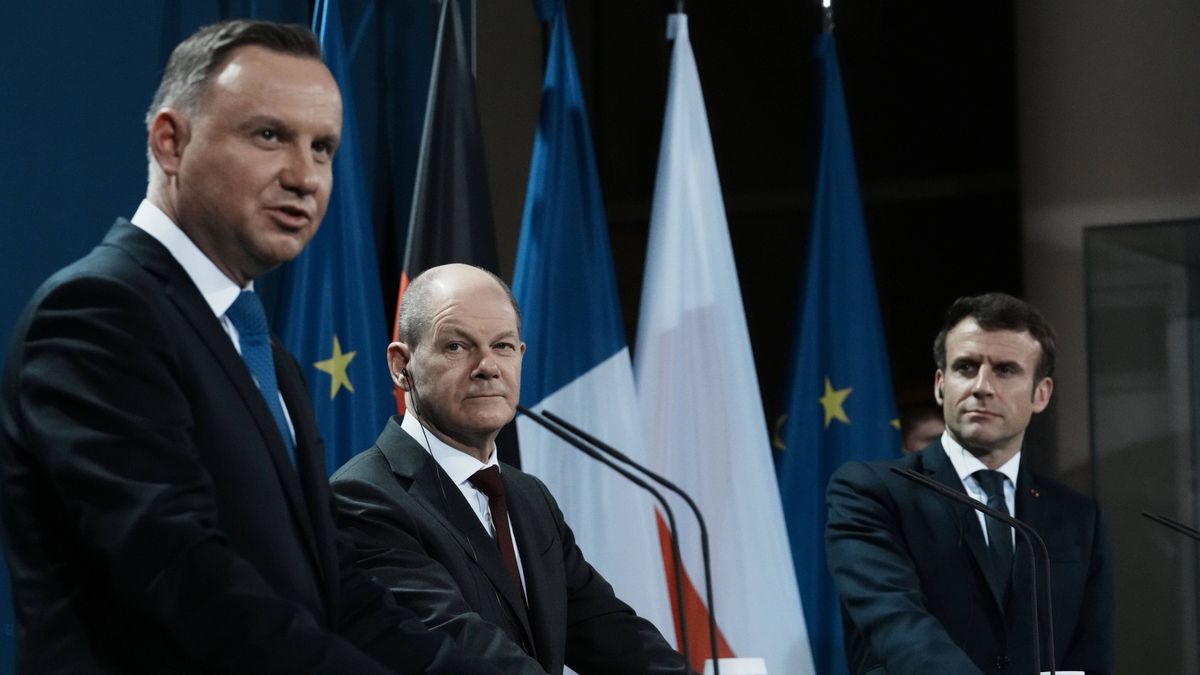 Duda, Scholz, Macron