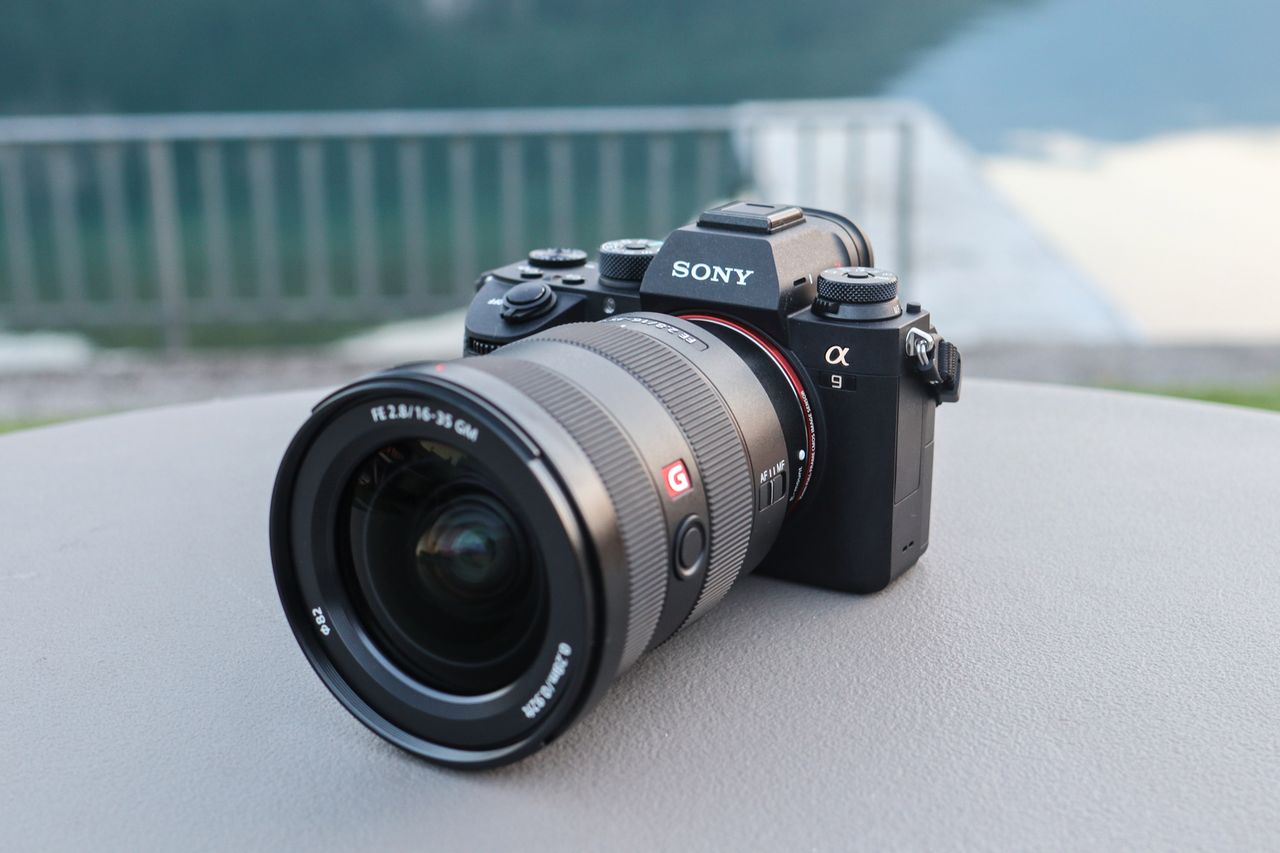 Sony A9 z obiektywem FE 16–35 mm f/2.8 GM