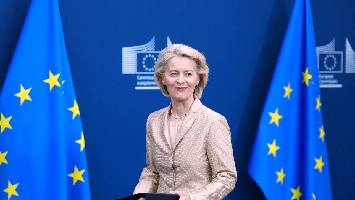 TemporaryEuropean Commission President Ursula von der Leyen prepares to deliver a statement during a media conference at EU headquarters in Brussels, Wednesday, March 18, 2026. (AP Photo/Virginia Mayo)Virginia Mayo