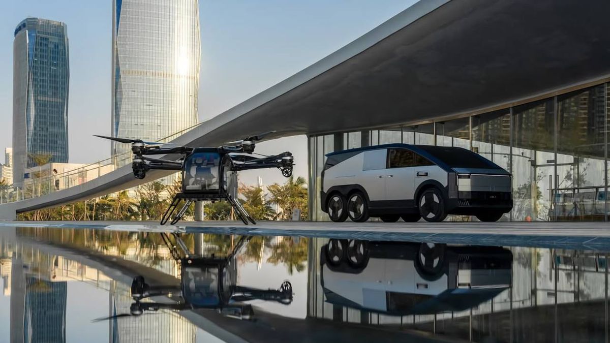 Wypadek w Chinach z latającymi samochodami 