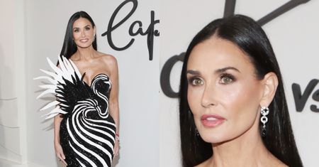 61-letnia Demi Moore olśniewa w PTASIEJ sukni na premierze serialu. Ikona? (ZDJĘCIA)