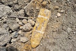 Ogromny pocisk z czasów II wojny światowej. Przypadkowe odkrycie w Małopolsce