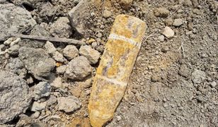 Ogromny pocisk z czasów II wojny światowej. Przypadkowe odkrycie w Małopolsce