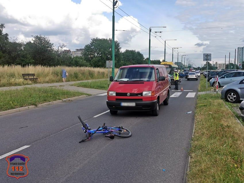 Tychy. 11-latek potrącony na pasach. Ma wstrząśnienie mózgu