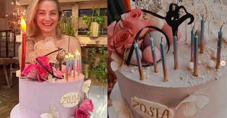 Małgorzata Socha świętuje dziewiąte urodziny córki. Tort był pod kolor włosów jubilatki (FOTO)