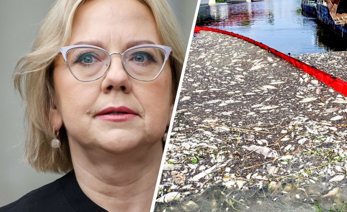 Minister klimatu i środowiska Anna Moskwa uważa, że ryzyko ponownej katastrofy na Odrze jest bardzo duże