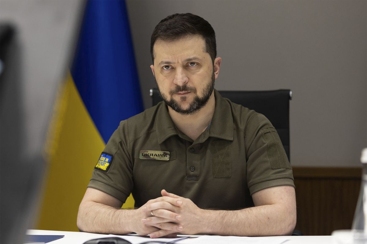 Zełenski oskarżył Rosję o ludobójstwo w Donbasie 