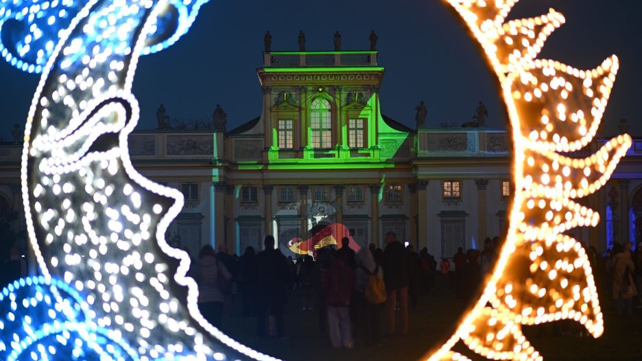 Królewski Ogród Świateł w Wilanowie w 2024.